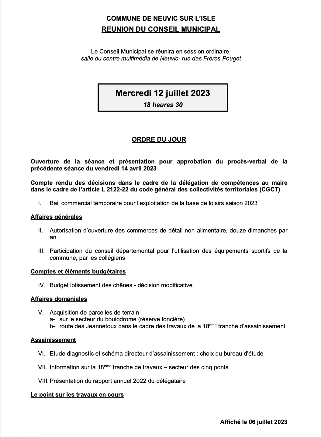CM ordre du jour 12juillet2023