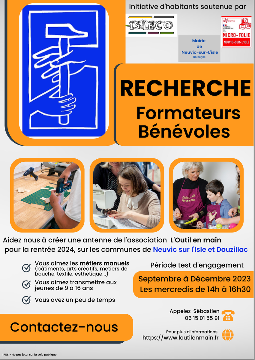 recherche benevoles outils